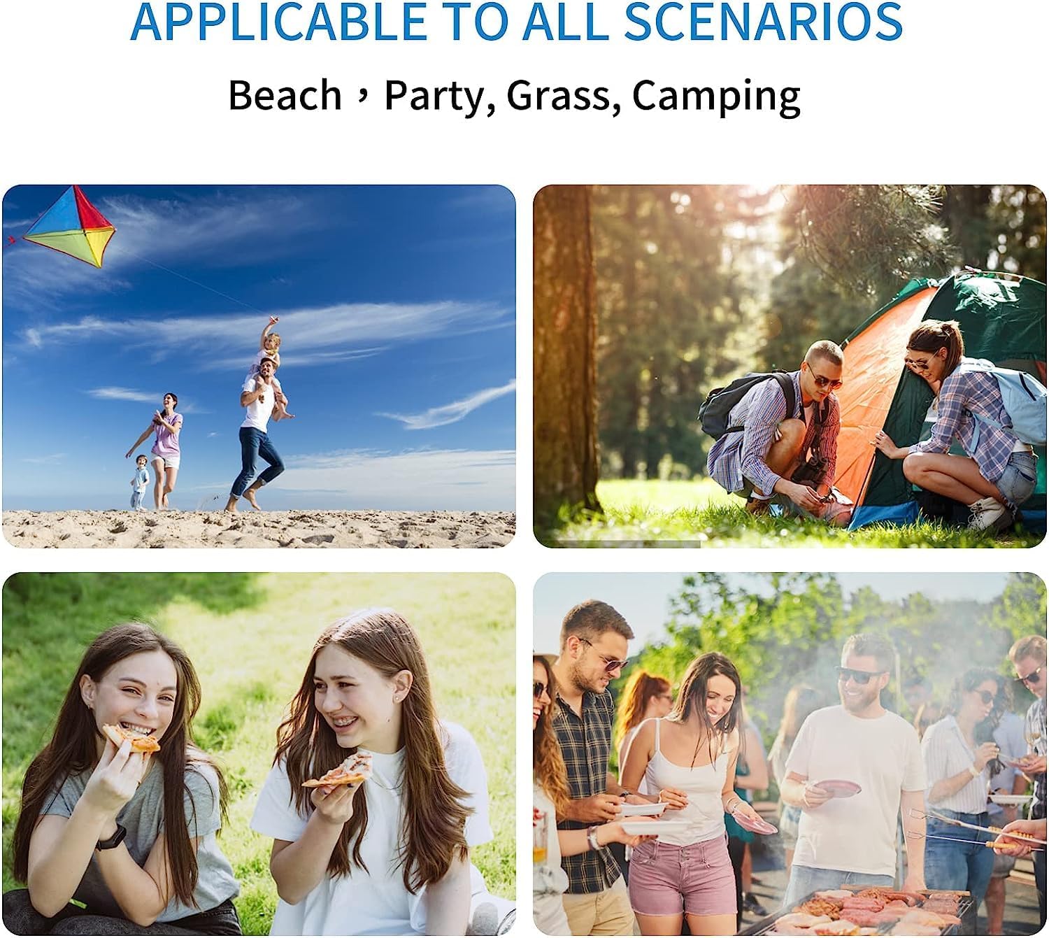 Oxsam Picnic Blanket Waterproof Beach Rug 200150Cm Large Beach Picnic Mat With Portable Handy Tote For Travel Sports Home Yoga P